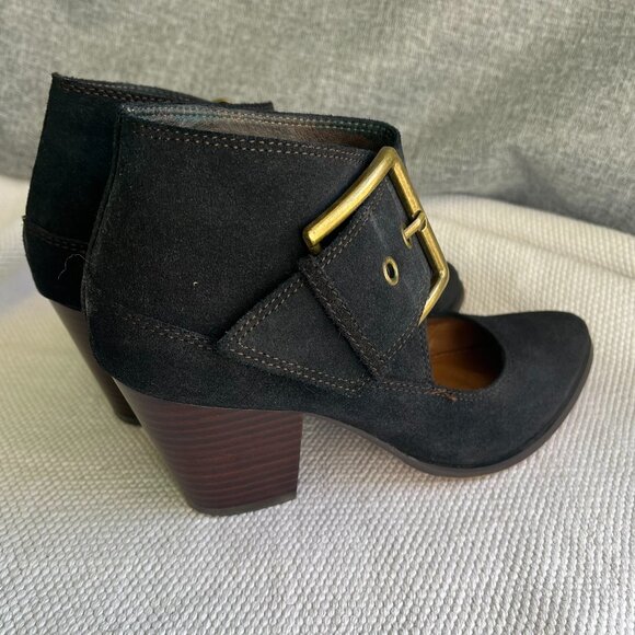 Corso Como Bernadette Ankle Bootie Buckle Heel dyed Black - Picture 3 of 10